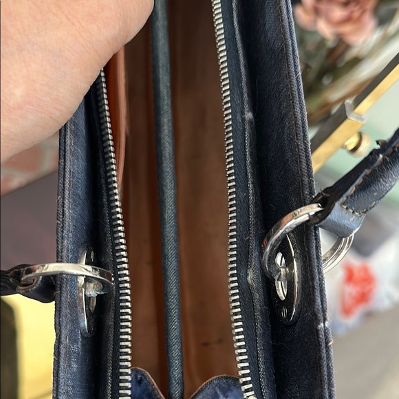 Dior Blue Denim East West shoulder bag - Picture 10 of 11